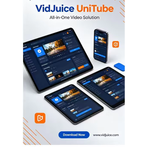VidJuice UniTube Professional, Licencia para 1 <span class=keywords><strong>PC</strong></span>, Descargador de Videos 8K y Convertidor de <span class=keywords><strong>MP3</strong></span>, Suscripción de 12 Meses, Entrega Rápida - Product Image 3