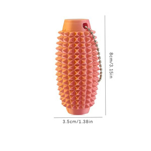 Outil Spiky de poche rouleau de massage 3D imprimé Stim Stiming Ouchies Fidget <span class=keywords><strong>Anti</strong></span>-<span class=keywords><strong>Stress</strong></span> soulagement sensoriel jouet porte-clés pour adultes - Product Image 2