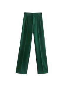 Pantaloni <span class=keywords><strong>Cargo</strong></span> Chic da <span class=keywords><strong>Donna</strong></span> a Vita Alta con Zip, Taglia XL, Stile Vintage per Ufficio - Product Image 4
