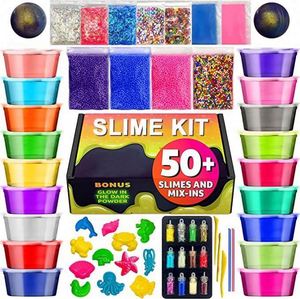 Kit de Modelado de Slime de Mantequilla Suave de 50ml al por Mayor, Arcilla de Juguete No Tóxica para Niños, Arcilla de Colores DIY, Dijes de Dibujos Animados de Plástico - Product Image 3