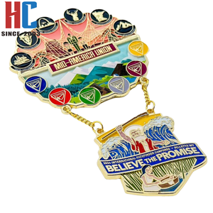 20 anni di fabbrica Custom percorso finder club 2024 Camporee in metallo smalto spilla credere la promessa SDA - Product Image 1