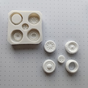 Molde de Silicona Multitamaño con Forma de Rueda, Herramienta de Repostería de Alta Calidad para Decoración de Pasteles con <span class=keywords><strong>Fondant</strong></span> y Azúcar - Product Image 5