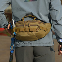 Sac de taille multifonctionnel pour les voyages en plein air, sac à bandoulière décontracté pour le sport, unisexe, imperméable, en polyester, grande capacité, pour la randonnée
