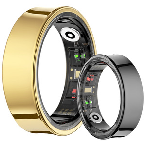 Anillo Inteligente Impermeable R09 con Diseño Cómodo en Forma de Arco, Monitor de Frecuencia Cardíaca, Temperatura Corporal, Registro de Salud con IA, Rastreador de Bienestar para Hombres y Mujeres - Product Image 1