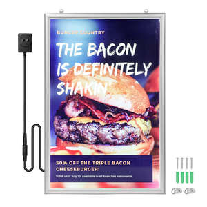 Vente directe usine – Boîtes lumineuses publicitaires LED en alliage d'aluminium de haute qualité 27*40'' pour affiches de cinéma - Product Image 2