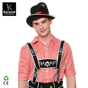 Kit Costume Traditionnel Bavarois ODM en Gros pour Homme : Chemise, Lederhosen, Chapeau – Idéal pour Fête de la Bière, <span class=keywords><strong>Film</strong></span> ou Émission TV - Product Image 5