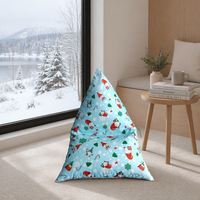 Fauteuil pouf imperméable en tissu Oxford 600D pour enfants et adultes, utilisation intérieure/extérieure, confortable, chaise longue d'été pour le sol