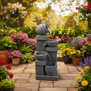 <span class=keywords><strong>Fontaine</strong></span> <span class=keywords><strong>Zen</strong></span> Apaisante pour Espaces Intérieurs et Extérieurs - Sculpture Personnalisée en Résine Faite à la Main, Étanche, Idée Cadeau Parfaite pour <span class=keywords><strong>Jardin</strong></span> et Patio - Product Image 5