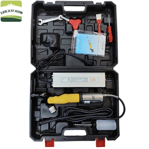 Tondeuses <span class=keywords><strong>à</strong></span> <span class=keywords><strong>laine</strong></span> électriques professionnelles, lames en acier inoxydable, puissance 500W, nouvelle construction en plastique et métal pour l'usage sur les moutons et les chèvres - Product Image 5