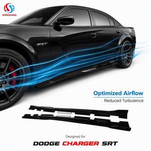 Faldones Laterales Estilo Hellcat para <span class=keywords><strong>Dodge</strong></span> Charger <span class=keywords><strong>SRT</strong></span> 2015-2021, Fácil Instalación, Divisor Lateral, <span class=keywords><strong>Precio</strong></span> Directo de Fábrica - Product Image 3