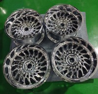 Jantes forgées en alliage polies à déport profond GS Custom pour Ford Pickup et camions tout-terrain 24x12 26x14 8x180 8x165.1 6x139.7 PCD
