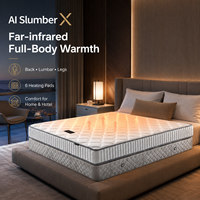 Usine de matelas intelligents en Chine, fournisseur OEM ODM de matelas à ressorts ensachés chauffants à infrarouge lointain pour projets hôteliers