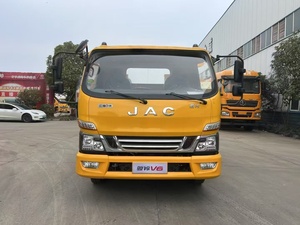 Camion de <span class=keywords><strong>remorquage</strong></span> à plateau plat JAC V6, 4,5 tonnes, plateforme hydraulique, treuil, récupération routière, <span class=keywords><strong>véhicule</strong></span> de transport de mini-excavatrice - Product Image 2