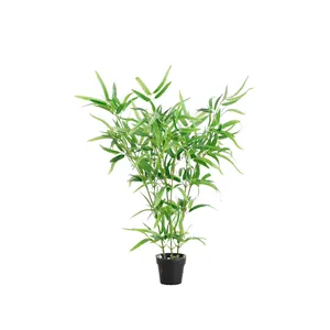 Décor de jardin plante de bambou artificielle résistant aux UV arbres de bonsaï artificiel arbre de bambou chanceux bonsaï pour accessoires de maison