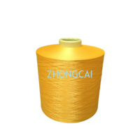 Fil de microfibre en polyester teint en masse DTY par machine Barmag