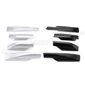 4 Piezas de Cubiertas Protectoras Negras y Plateadas de ABS para Rieles de Techo para TOYOTA RAV4 2007 2008 2009 2010 2011 2012 - Product Image 2