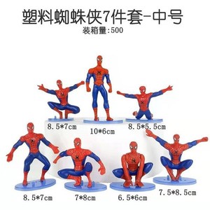 Decoración para Pastel de Cumpleaños de Spider-Man y los <span class=keywords><strong>Vengadores</strong></span>, Estilo Anime, de Plástico, para Regalo de Cumpleaños para Niños - Product Image 4