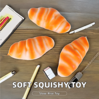 Mousse PU souple de haute qualité jouet en forme de nourriture à montée lente pain drôle Squishy pour le soulagement du Stress pour les garçons et les filles