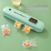 Mini scelleuse sous vide entièrement automatique à vente chaude petite machine d'emballage de conservation des aliments domestique et commerciale alimentée par USB
