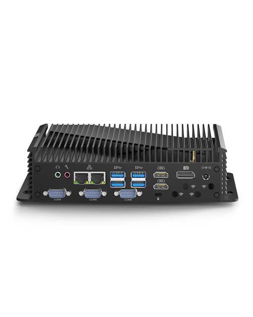VENOEN Fanless Mini Computer Intel I5 1235U 6*COM 2*DDR5 RAM CANbus Dual Industrial Embedded PC Box Support DIN Rail