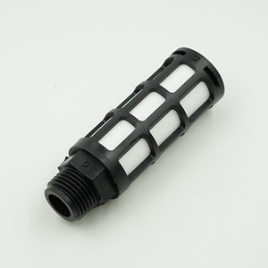 Bộ giảm thanh bằng nhựa bằng khí nén 1/4 '' Thân lớn, Bộ giảm thanh máy nén khí PSU-02 có màu xanh đen - Product Image 3