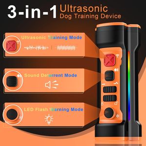 Appareil <span class=keywords><strong>Anti</strong></span>-<span class=keywords><strong>Aboiement</strong></span> Ultrasonique 3-en-1 d'Extérieur à <span class=keywords><strong>Longue</strong></span> <span class=keywords><strong>Portée</strong></span> avec Lampe Torche LED pour Chien - Product Image 6