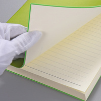 Carnet de notes vierge en cuir PU A4 avec logo personnalisé imprimé, couverture souple cousue, sublimation, vente en gros