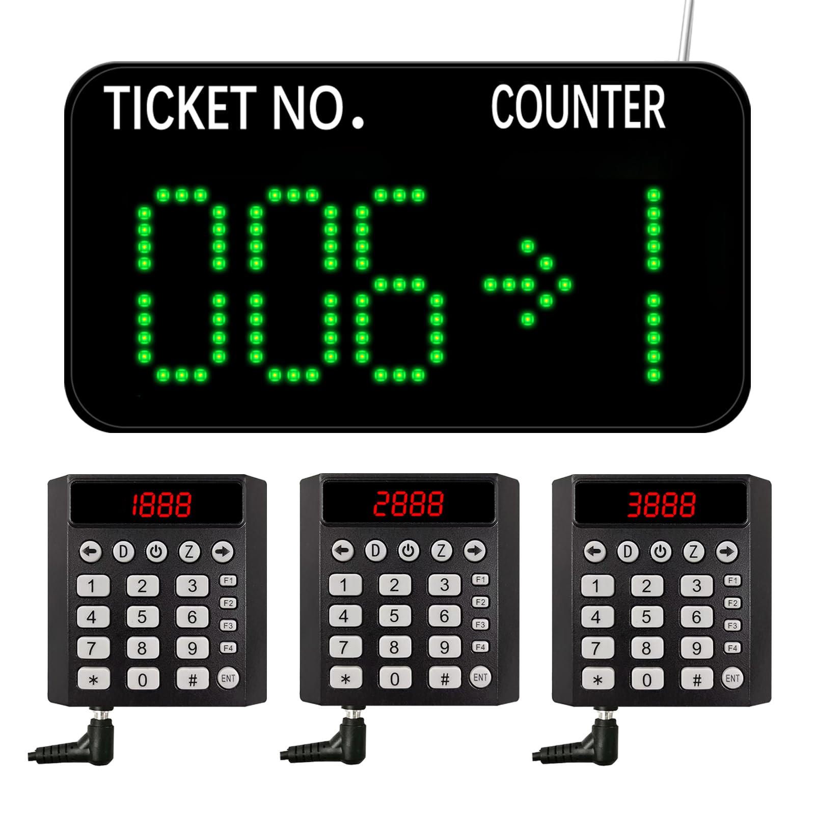 Verde: 3 chiamanti 1 schermo