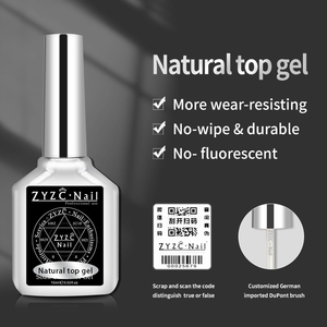 Esmalte de Uñas de Marca Privada, Capa Superior para Uso Profesional en Salones de Belleza, Base Transparente, Pegamento para Uñas, Esmalte de Gel UV Removible - Product Image 1