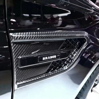 Couvre-aération de pare-chocs en fibre de carbone pour Mercedes Benz Classe C W205 C63 C200 Style Brabus, garniture d'admission d'air, accessoires de tuning automobile