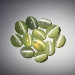 Piedra Preciosa de Ojo de Gato de Alta Calidad, Crisoberrilo Natural, Corte Ovalado de 2-5 mm, 200 ct, para la Elaboración de Joyas - Product Image 3