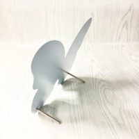 Support de tableau mémo magnétique en métal en forme de papillon mignon, présentoir, organisateur de rangement pour fournitures de point de croix, ornement portable