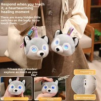 Peluche robot panda intelligent IA avec rembourrage en coton PP, compagnon interactif d'apprentissage précoce pour enfants, unisexe, poupée en peluche super mignonne