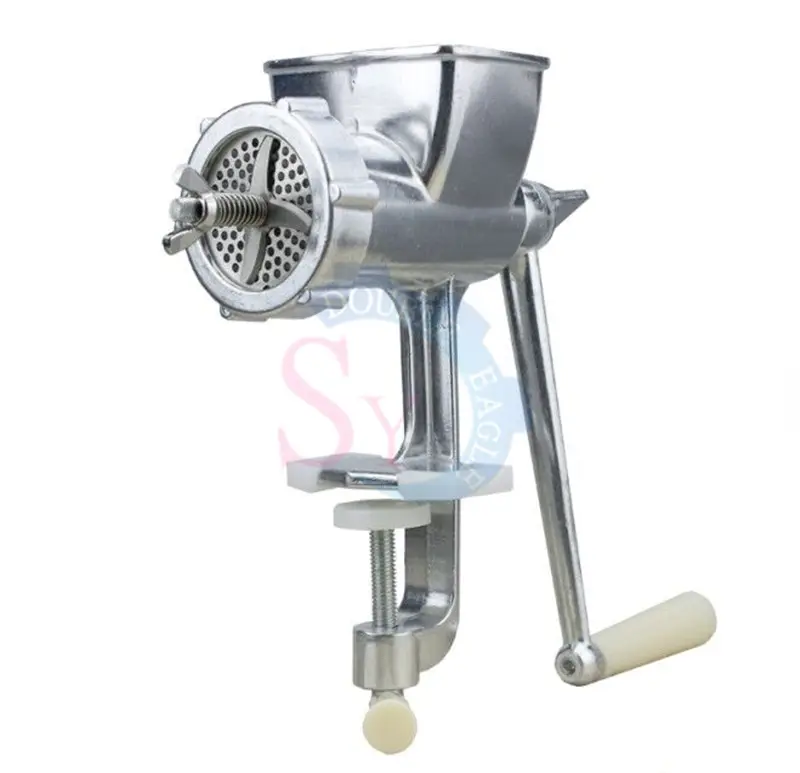 Factory direct sale cheap hand animal feed pellet machine/Home use small manual fish food extrusion making machine with 4moulds
