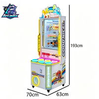 Arcadix Machine de jeu d'arcade Whack-a-Mole à monnayeur pour enfants, jeu de frappe avec récompenses, pour intérieur, en vente