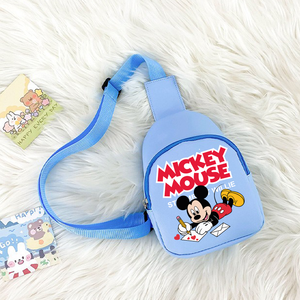 Bolsos de pecho con diseño de <span class=keywords><strong>Mickey</strong></span> <span class=keywords><strong>Mouse</strong></span>, bolso de dibujos animados, bolso de viaje al aire libre, bolso de hombro de Anime, bolsa cruzada para niños y niñas, regalo - Product Image 5
