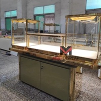 Comptoir de présentation de bijoux moderne sur pied, vitrine à diamants, vitrine pour montres, vitrine à lunettes de soleil avec éclairage LED et rangement