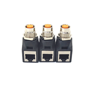 Connecteur de câblage sur site SVLEC M8, étanche IP20, 3 ou 4 broches, mâle/femelle, borne à vis, fiche aviation