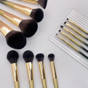13 Piece Luxury Face Makeup <b>Brush</b> Set Wood Handle Synthetic Hair Aluminum Ferrule Smudge Fan Shaving <b>Brush</b> Cosmetic <b>Brushes</b> - Product Image 2