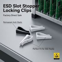 KEXING ESD SMT PCB - Embouts de retenue conducteurs en PP pour magazines de circuits imprimés, pour l'alignement de précision des cartes de circuits imprimés