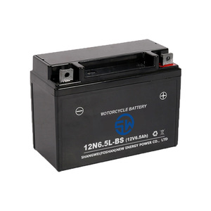 Shangwei แบตเตอรี่รถจักรยานยนต์12V 12N6.5L-BS ตะกั่วกรดปิดผนึก6.5Ah - Product Image 1