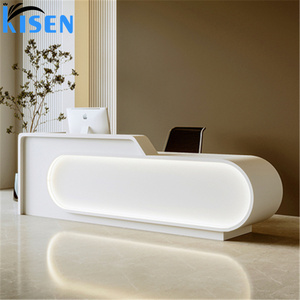Mostrador de Recepción Kisen de Lujo, Versátil, para Oficina, Hospital, Bar, Hotel, Sala de Estar, Taller, Salón, Caja, Mostrador Grande - Product Image 1