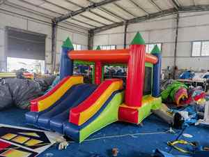 Château gonflable commercial de grande taille avec toboggan aquatique, piscine, château gonflable pour enfants pour la publicité - Product Image 5