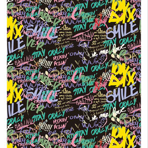 Papier et <span class=keywords><strong>film</strong></span> de transfert <span class=keywords><strong>Crazy</strong></span> Text Doodle Pattern pour des conceptions de transfert de chaleur personnalisées - Product Image 1