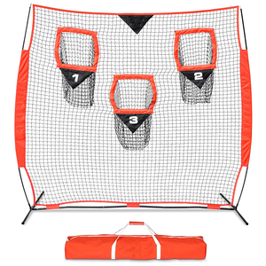 도매 중국 공장 싼 가격 하이 퀄리티 야구 그물 타격 및 투구 휴대용 연습 그물 - Product Image 1