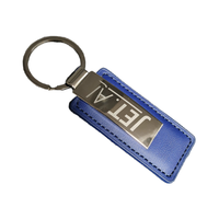 Porte-clés de marque de voiture chic Accessoires de luxe vierges Logo personnalisé Cadeau pour homme Porte-clés en métal durable en cuir PU pour clés de voiture