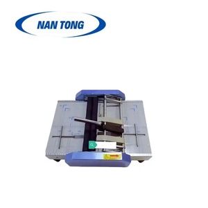 Máquina de encuadernación y plegado de sobremesa Nantong NT-8200A, tamaño A3, fabricante de folletos eléctrico, operación rápida - Product Image 1