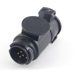 Adaptateur YH5200 13 à <span class=keywords><strong>7</strong></span> broches accessoire de connecteur d'attelage de <span class=keywords><strong>remorque</strong></span> pour adaptateur de <span class=keywords><strong>prise</strong></span> de <span class=keywords><strong>remorque</strong></span> de voiture.12 V, connexion de voiture - Product Image 6