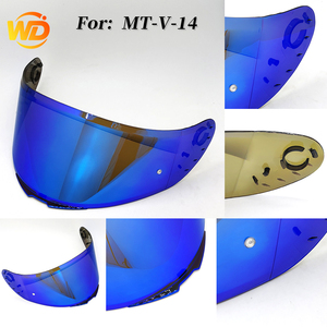 מגן מצחיה חדש לקסדת אופנוע מלאה MT-V-14 פוטוכרומי - חלק חלופי עמיד בפני שריטות ועמיד למים מפוליקרבונט - Product Image 4