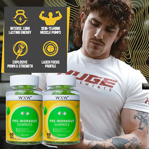 Alta calidad Pre-entrenamiento Energía Metabolismo más rápido Gummy Pre-entrenamiento Suplemento Creatina Monohidrato Gummies - Product Image 3